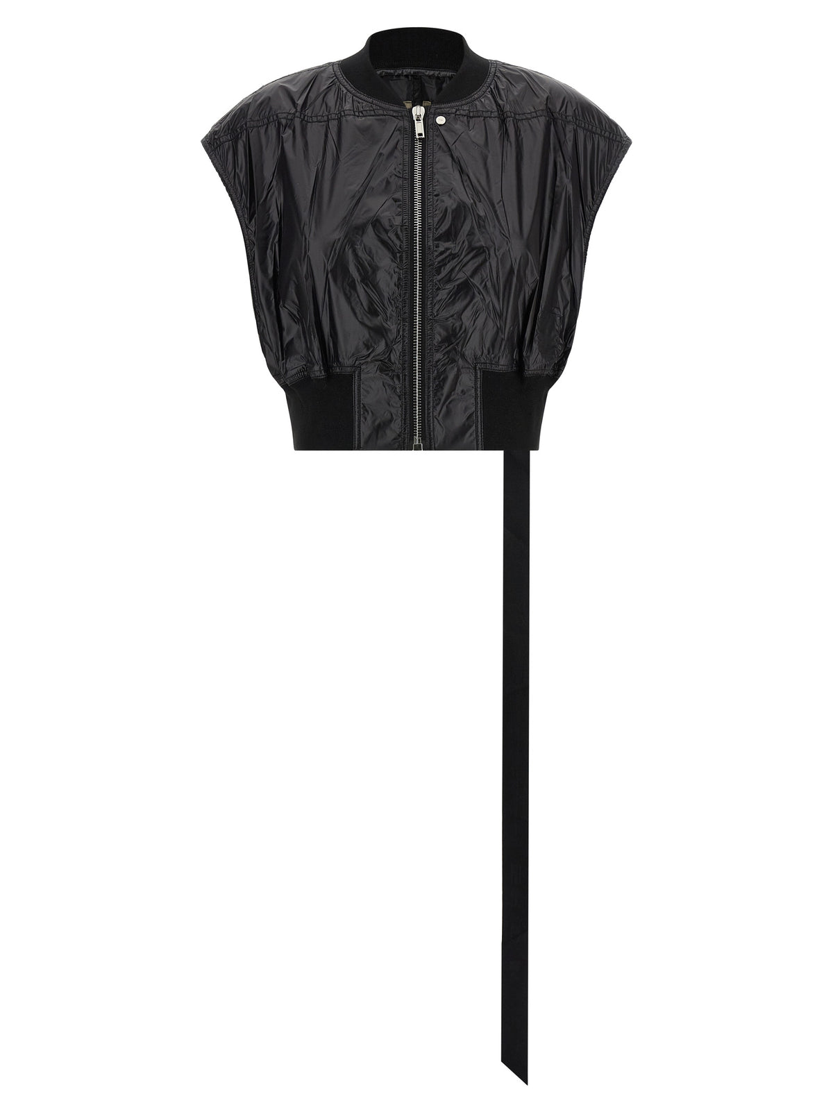 DRKSHDW Tatlin Bomber Black Nylon Sleeveless Jacket