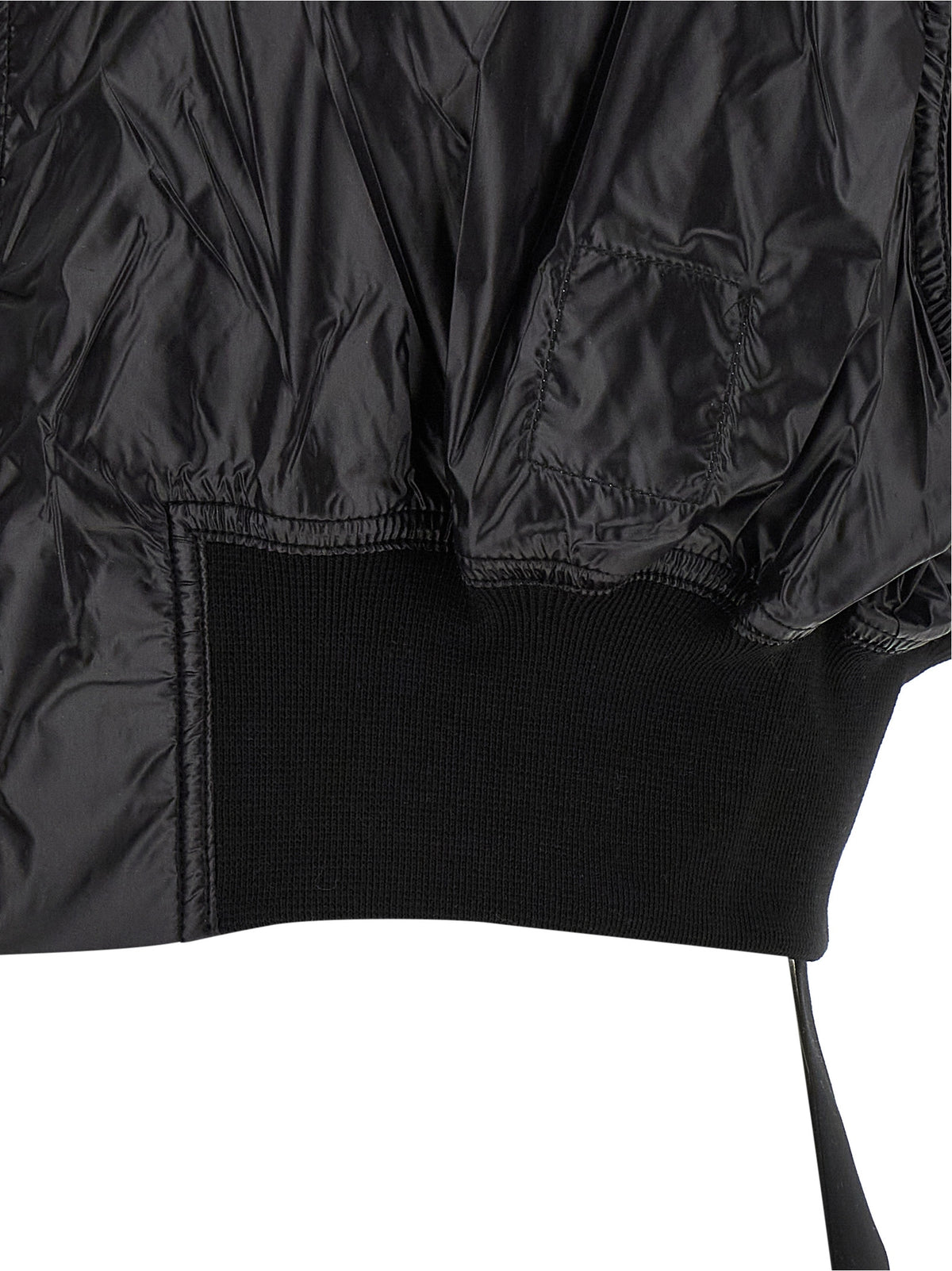 DRKSHDW Tatlin Bomber Black Nylon Sleeveless Jacket