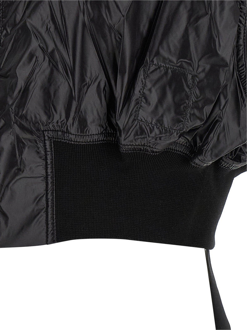 DRKSHDW Tatlin Bomber Black Nylon Sleeveless Jacket