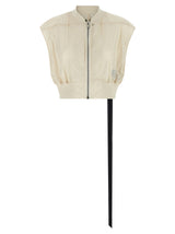 DRKSHDW Beige Nylon Sleeveless Jacket