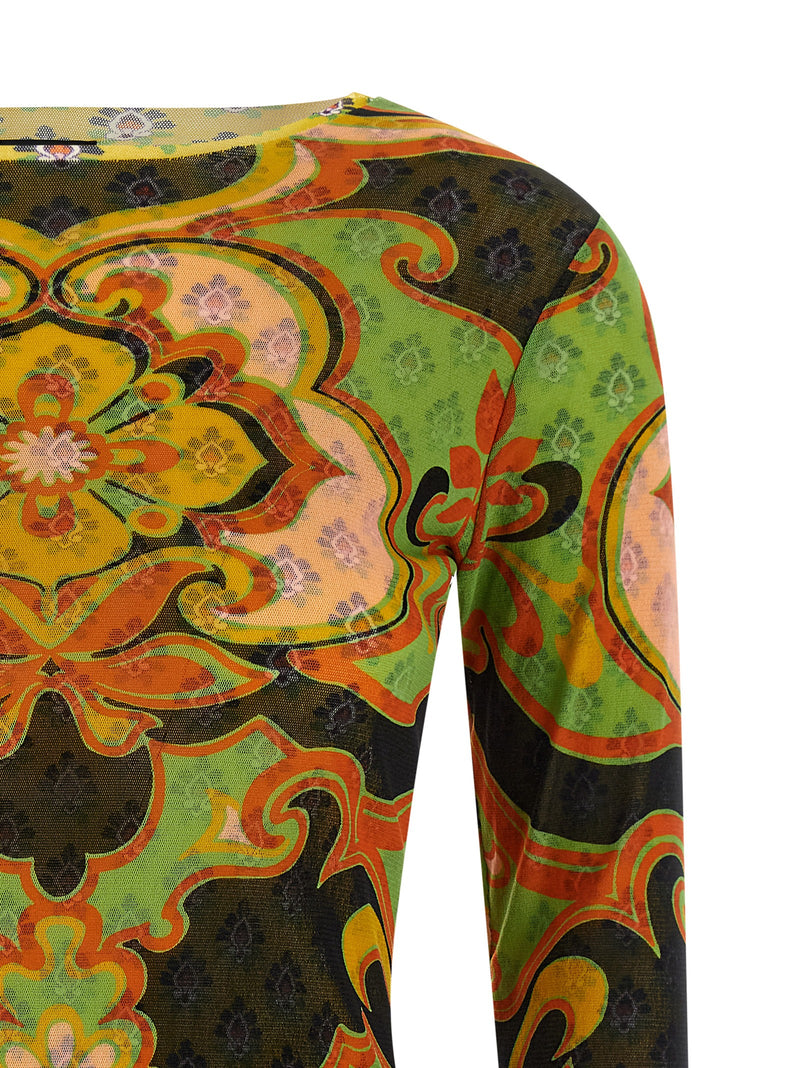 Etro Multicolor Polyamide Cardigan