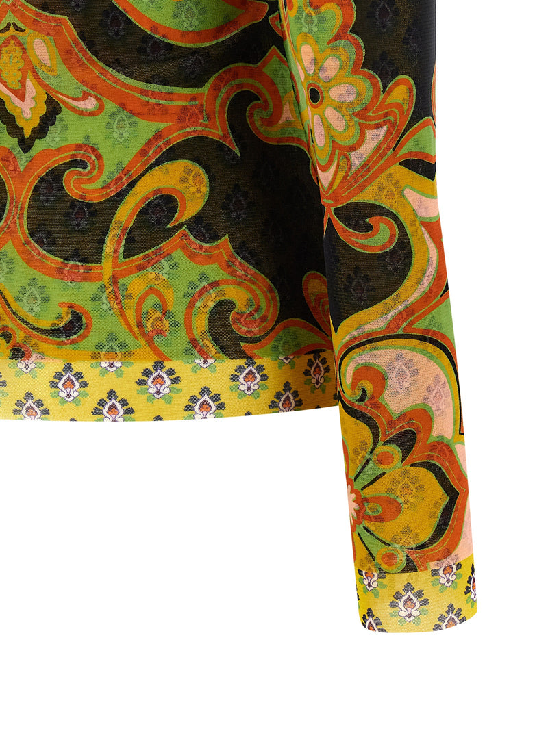 Etro Multicolor Polyamide Cardigan