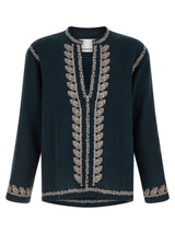 Isabel Marant Blue Cotton Blouse