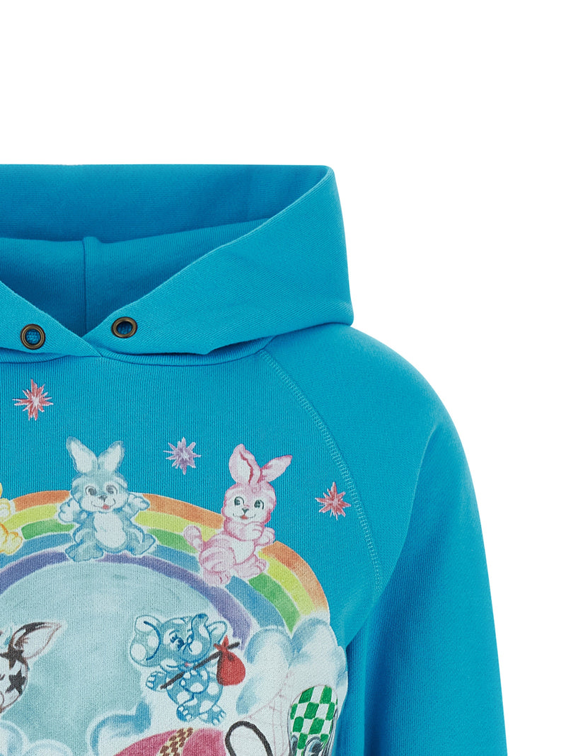 Sweat à capuche Kenzo en coton bleu