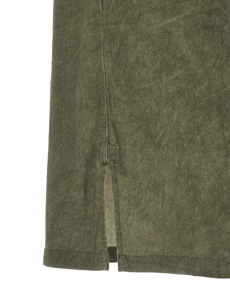 Isabel Marant Zekim Bicolor Cotton Blouse - Green