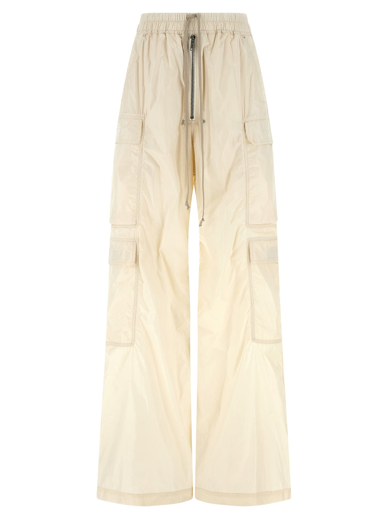 DRKSHDW Double Cargo Jumbo Belas Beige Nylon Pants
