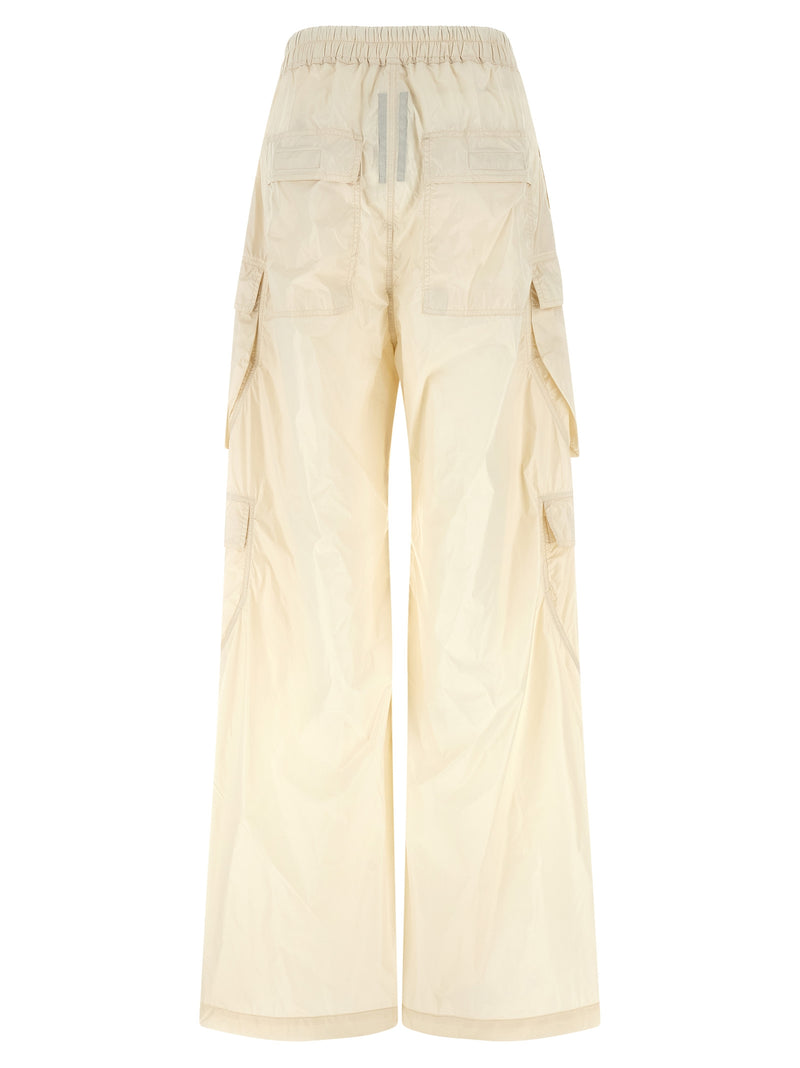 DRKSHDW Double Cargo Jumbo Belas Beige Nylon Pants