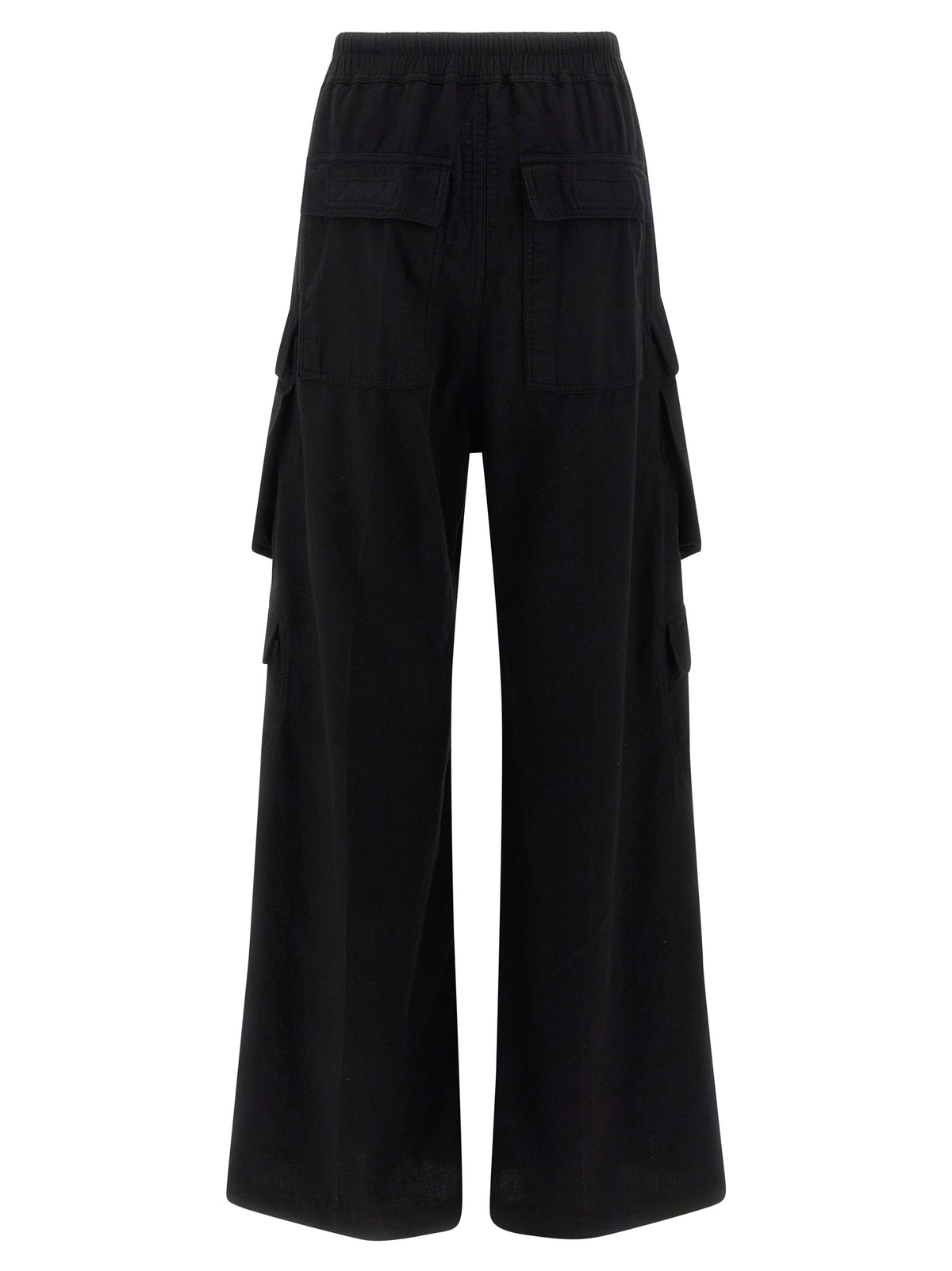 DRKSHDW Black Cotton Double Cargo Jumbo Belas Trousers