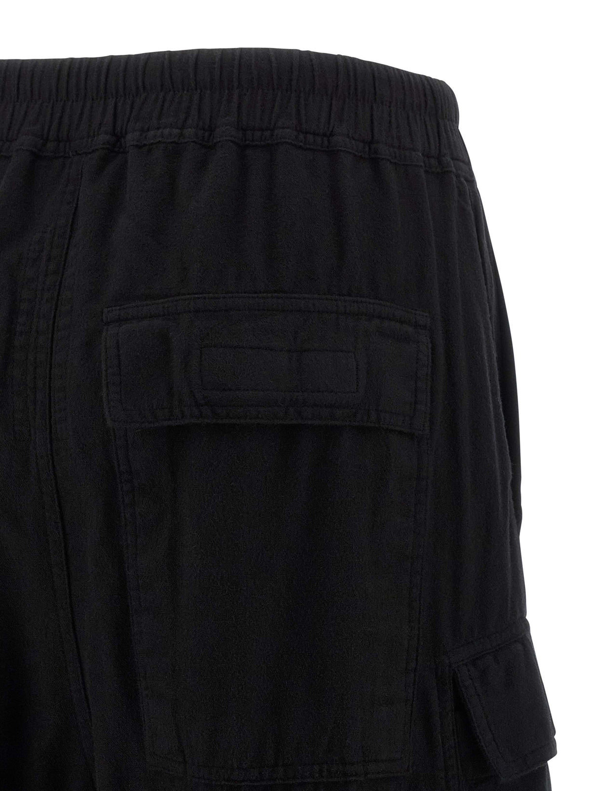 DRKSHDW Black Cotton Double Cargo Jumbo Belas Trousers