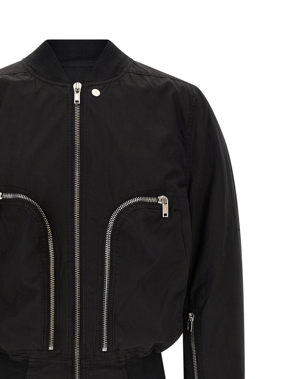 Bomber en coton noir DRKSHDW