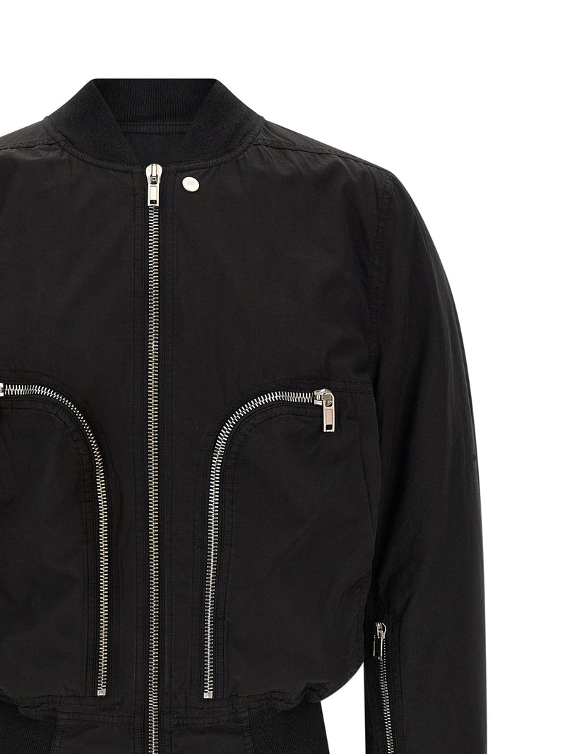 Bomber en coton noir DRKSHDW