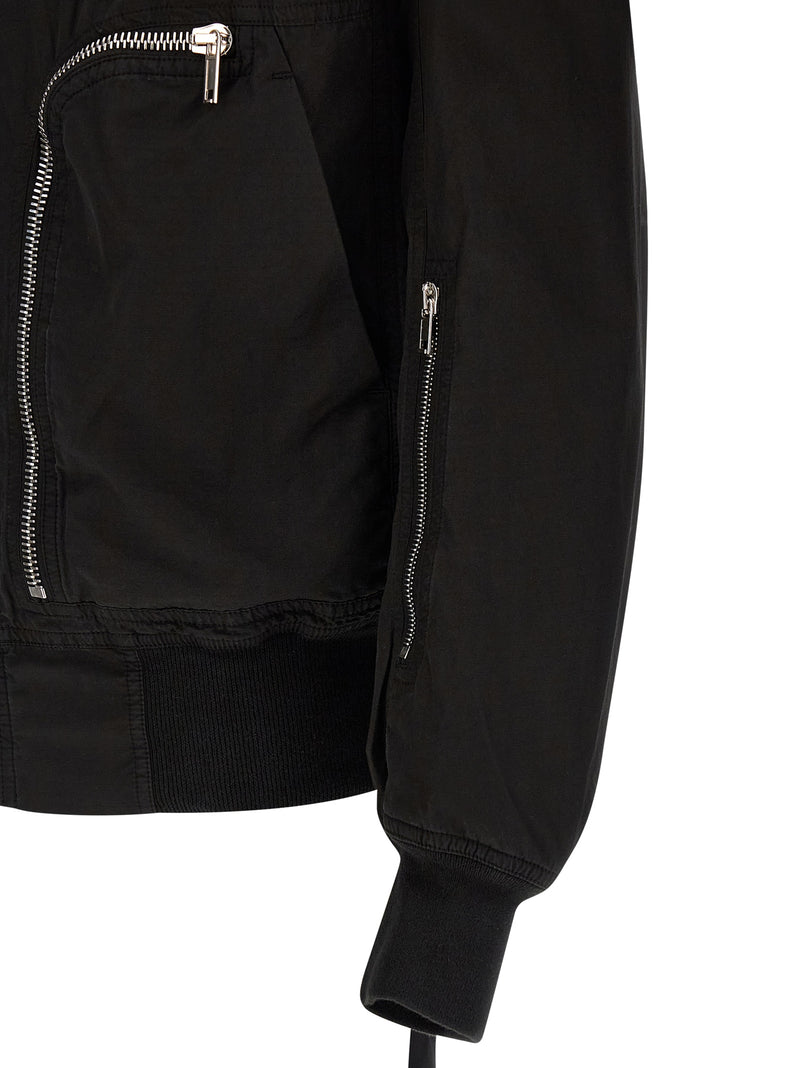 Bomber en coton noir DRKSHDW