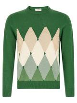 Ballantyne Bicolor Cotton Cardigan for Men