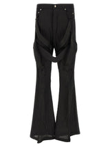 Pantalon évasé Rick Owens noir cuivre