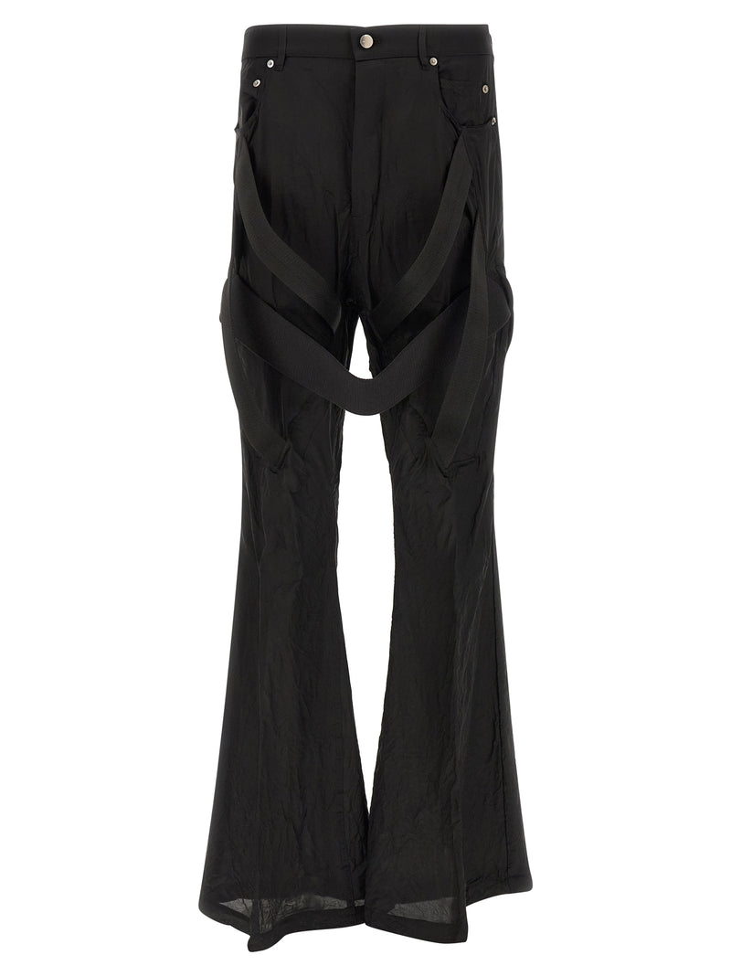 Pantalon évasé Rick Owens noir cuivre