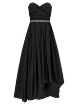 PINKO Robe Longue Noire en Polyester