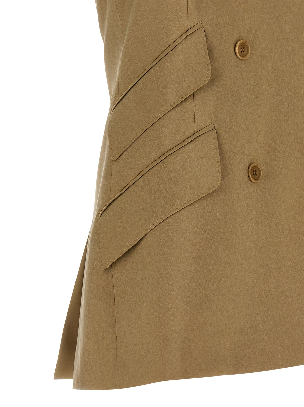 Max Mara MxsNuraghe Beige Virgin Wool Blazer