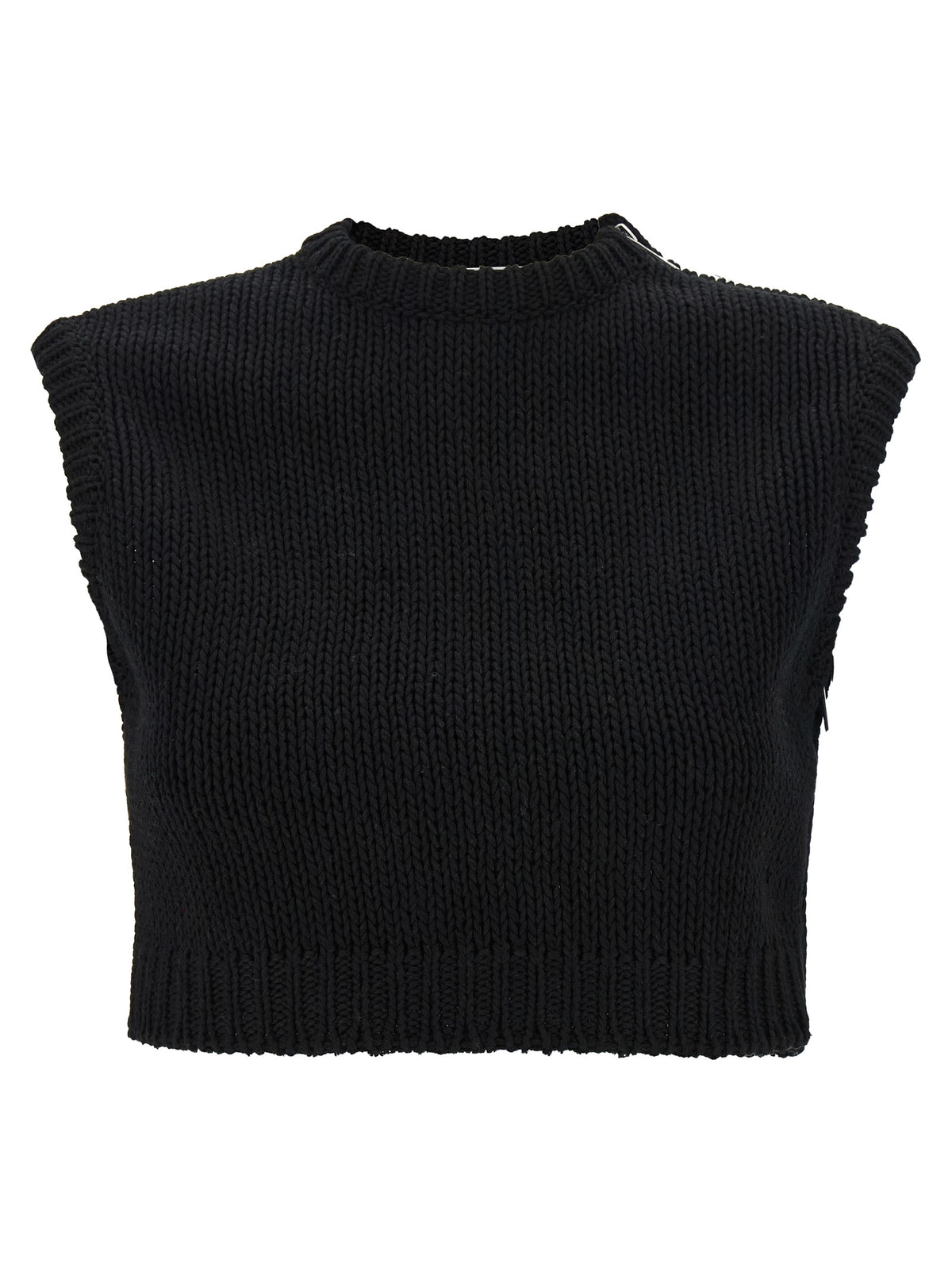 Max Mara Black Cotton Cardigan