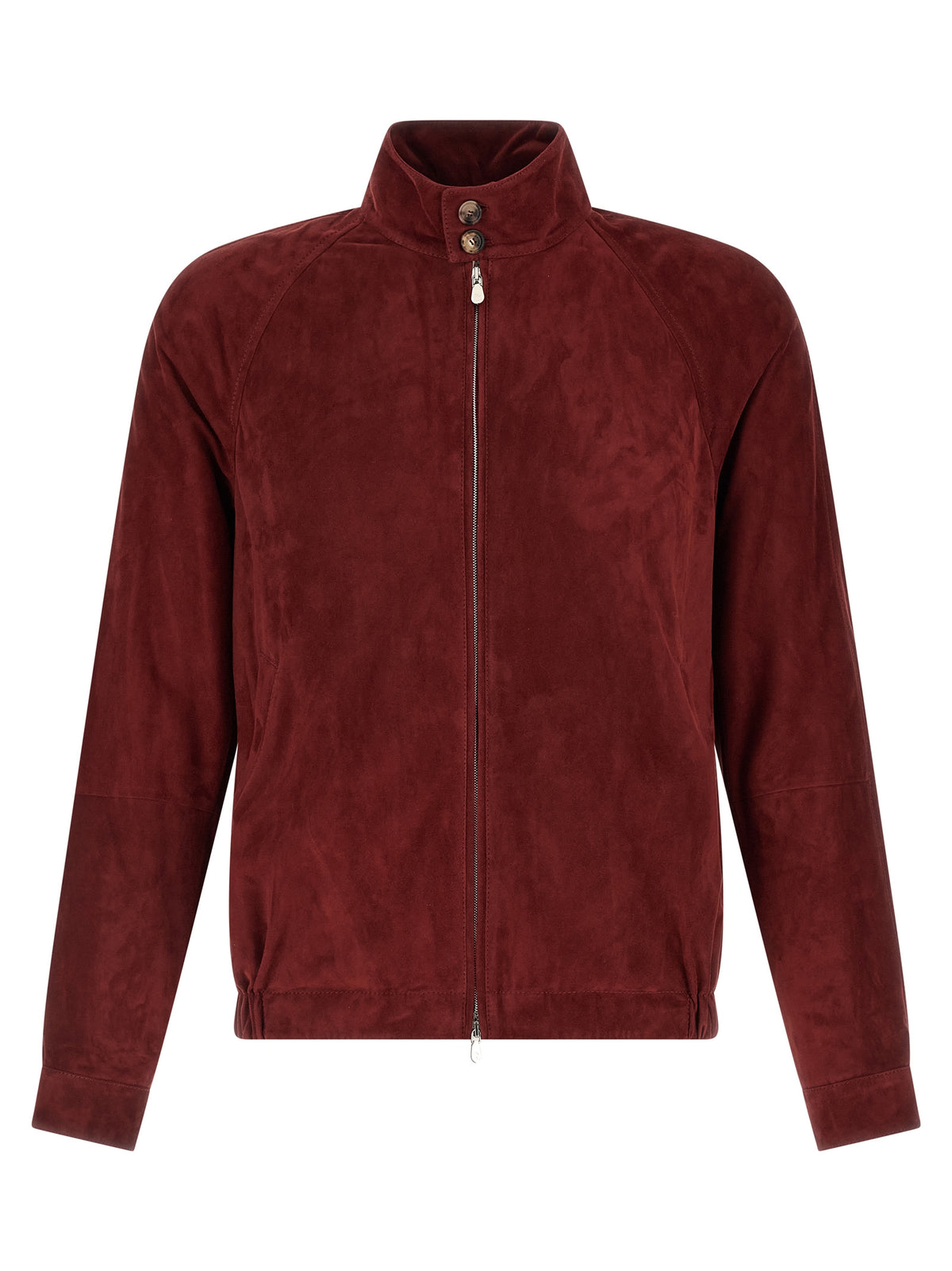 Blouson en cuir d'agneau multicolore Brunello Cucinelli