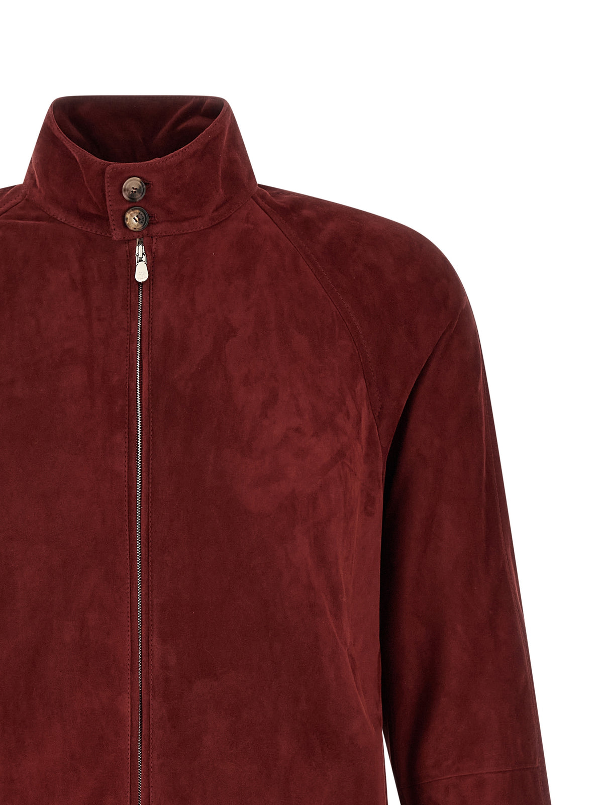 Blouson en cuir d'agneau multicolore Brunello Cucinelli