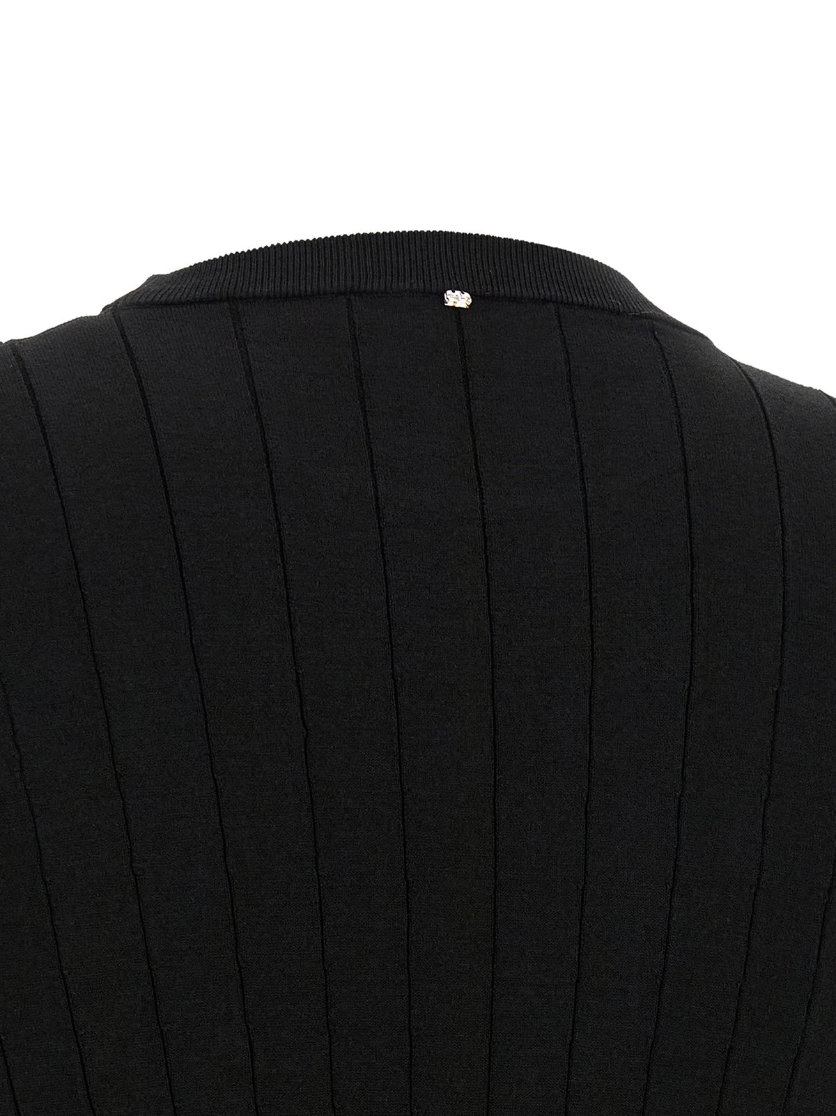 Robe Courte en Viscose Noire Sportmax