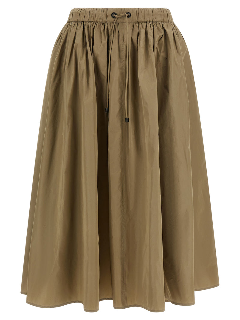 Jupe Midi Bicolore en Polyester Max Mara
