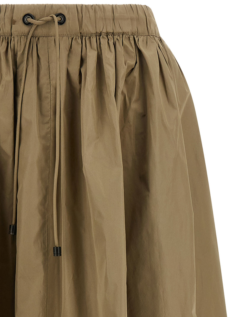 Jupe Midi Bicolore en Polyester Max Mara