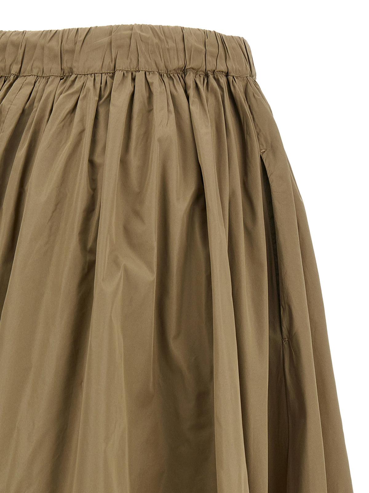 Jupe Midi Bicolore en Polyester Max Mara