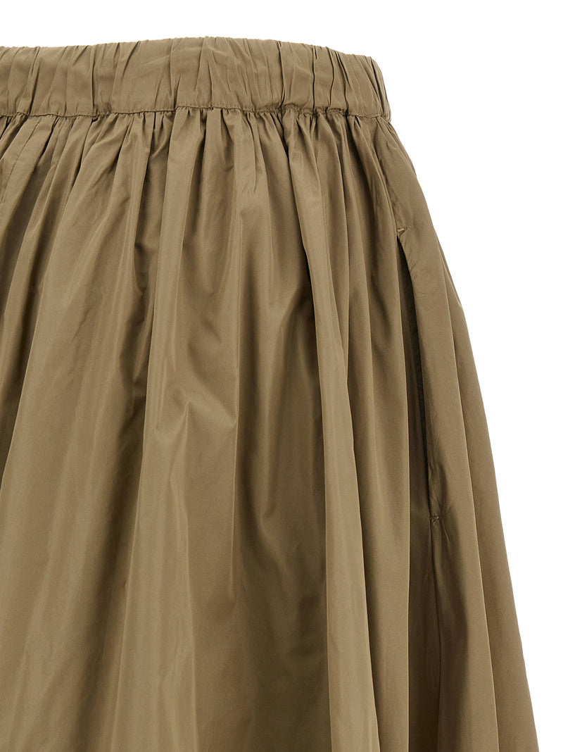Jupe Midi Bicolore en Polyester Max Mara