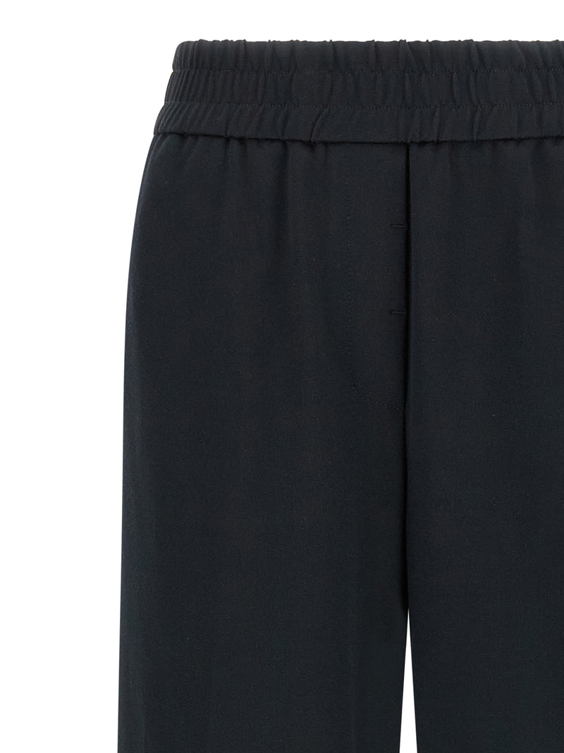 Peserico Blue Cotton Casual Pants