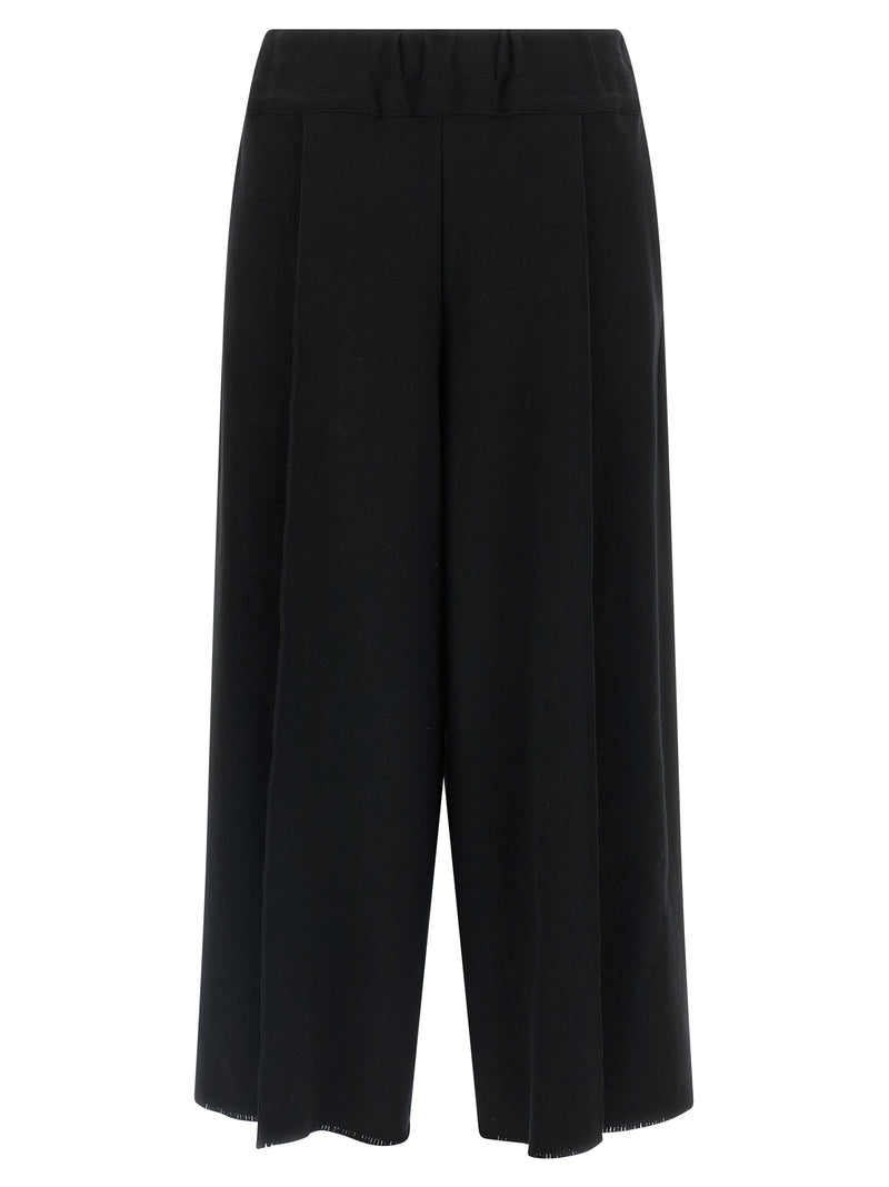 Pantalon décontracté en coton noir Issey Miyake