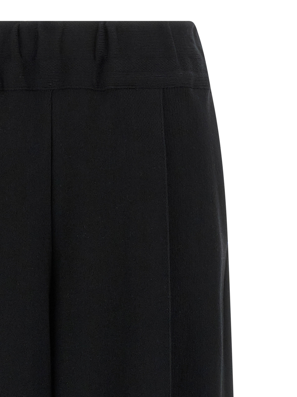 Pantalon décontracté en coton noir Issey Miyake