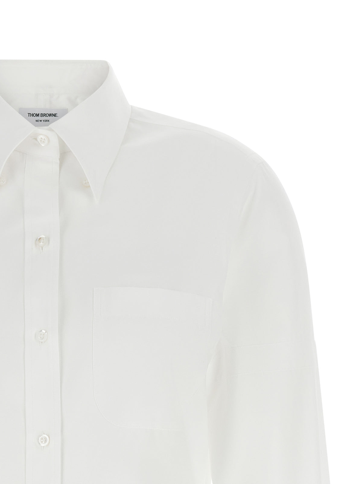 Chemisier en coton blanc Thom Browne