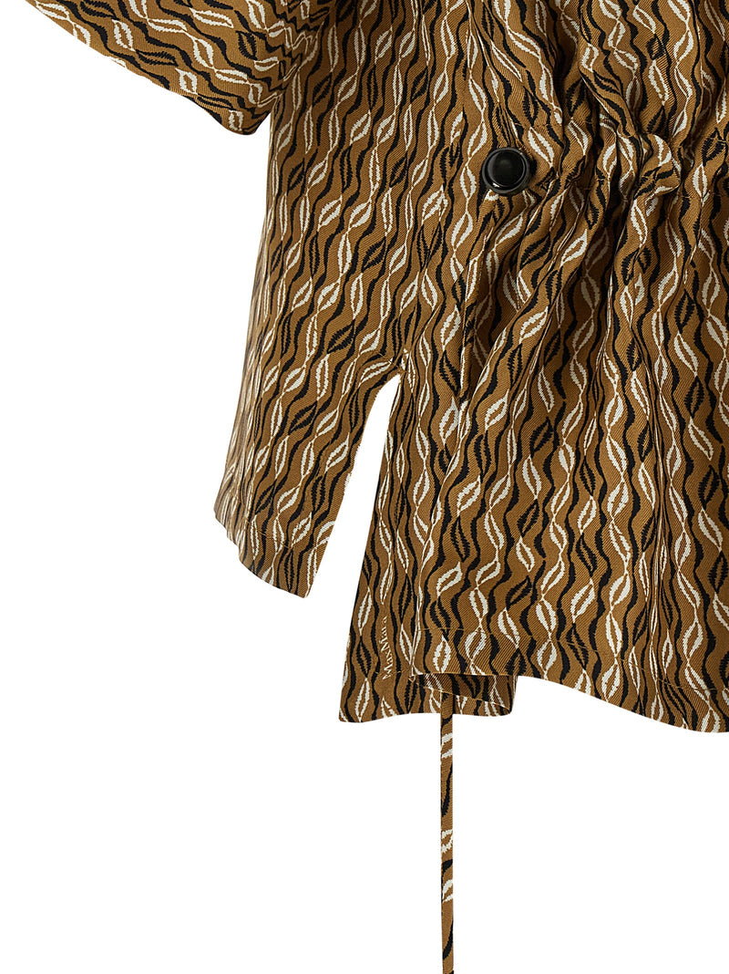 Chemisier en soie marron Max Mara