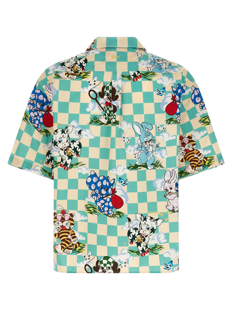 Chemisier en coton multicolore Kenzo