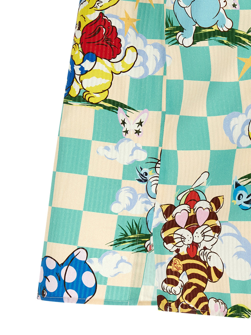 Chemisier en coton multicolore Kenzo