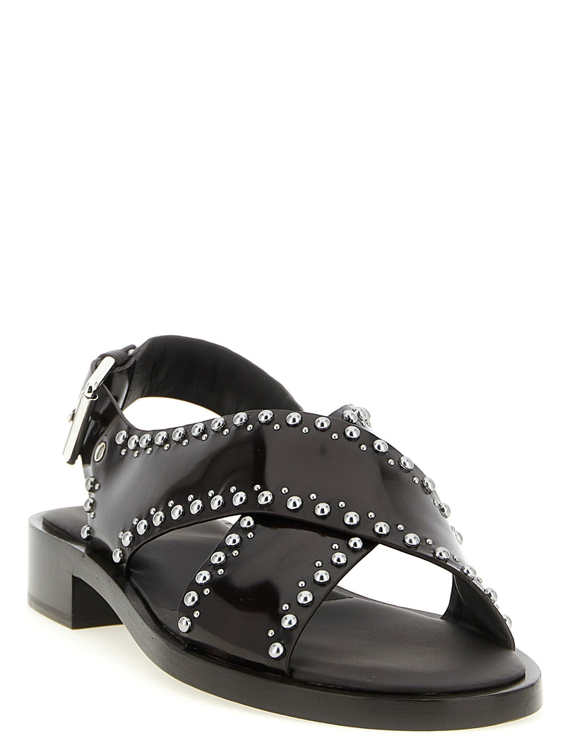 Church's Brown Calfskin Flat Sandals - Remi Model