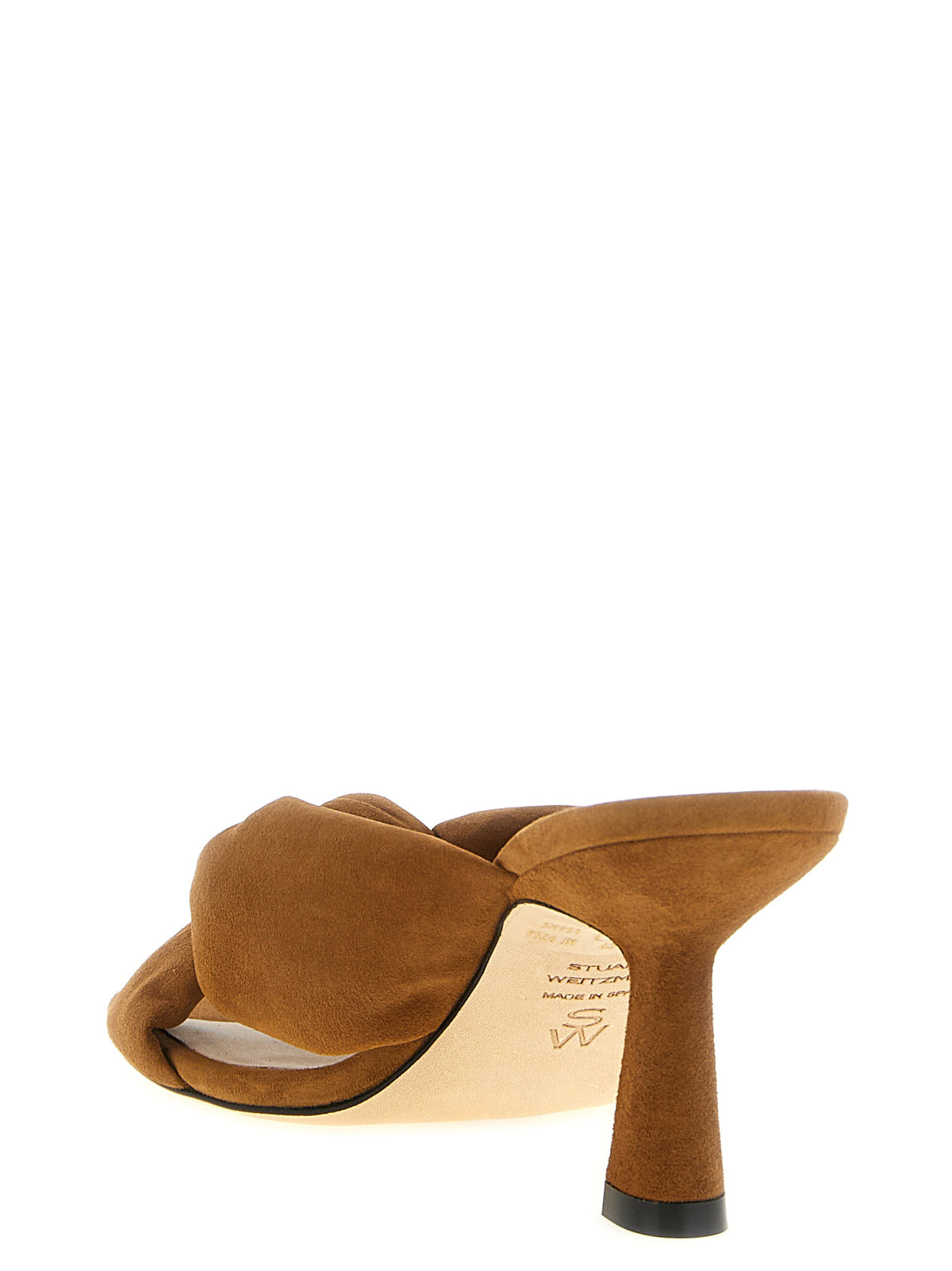 Sandales à talon aiguille Stuart Weitzman marron en polyéthylène