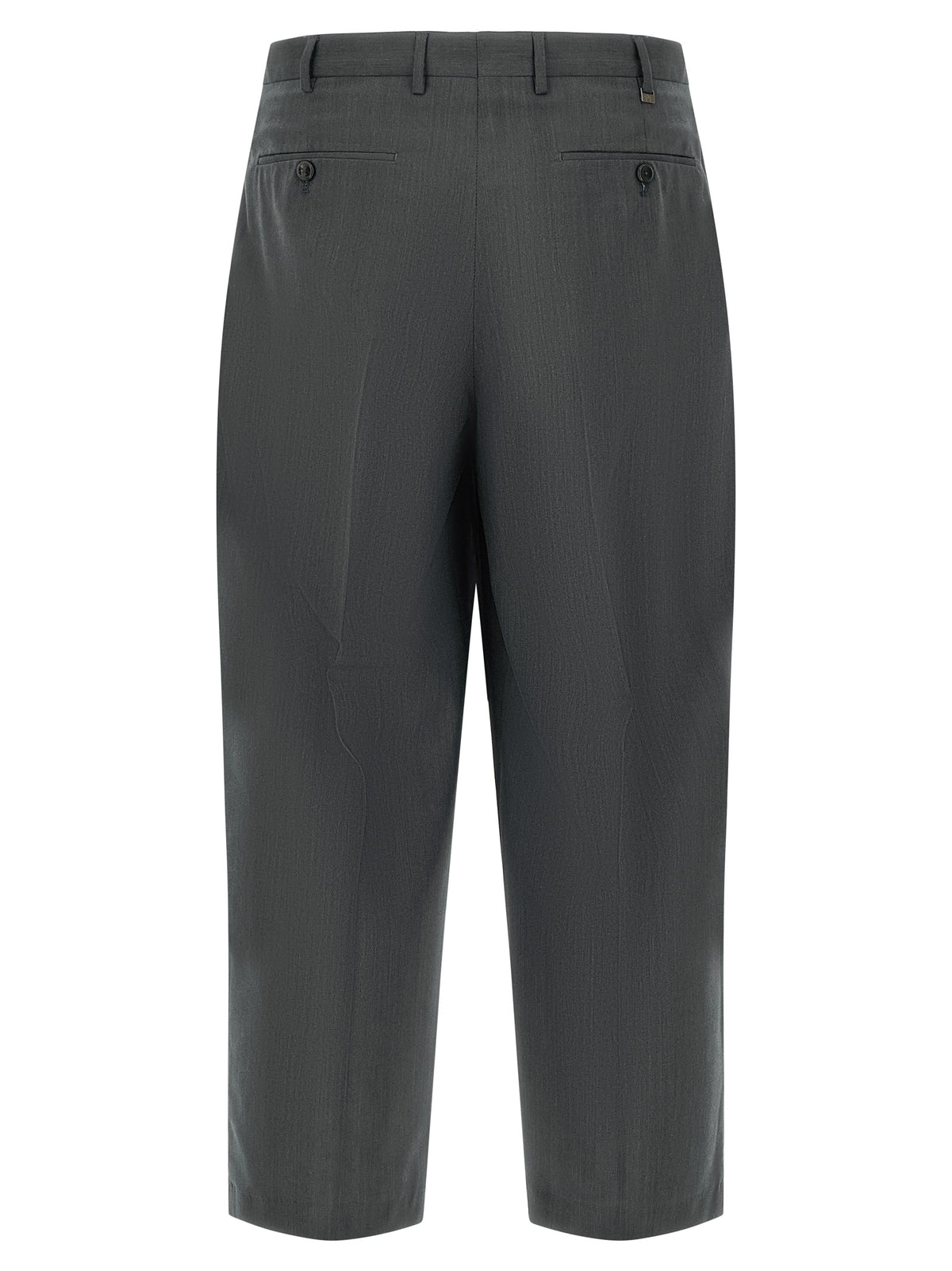 PT Torino Pantalon de ville en laine vierge gris