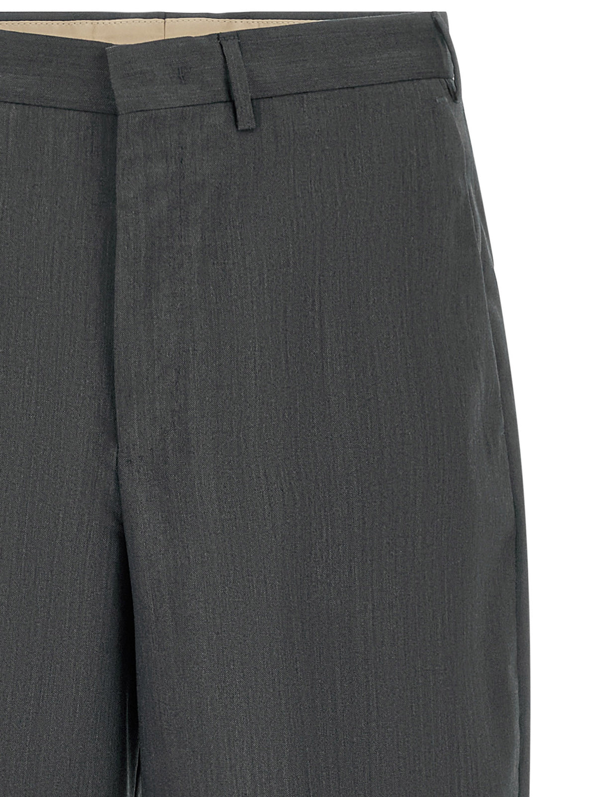 PT Torino Pantalon de ville en laine vierge gris