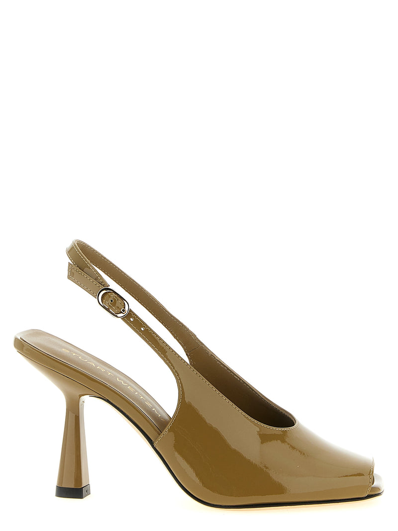 Escarpins à talon haut bicolores en polyéthylène Stuart Weitzman