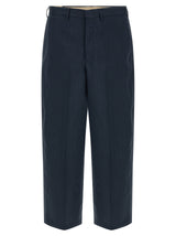 Pantalon de costume PT Torino en laine vierge bleu