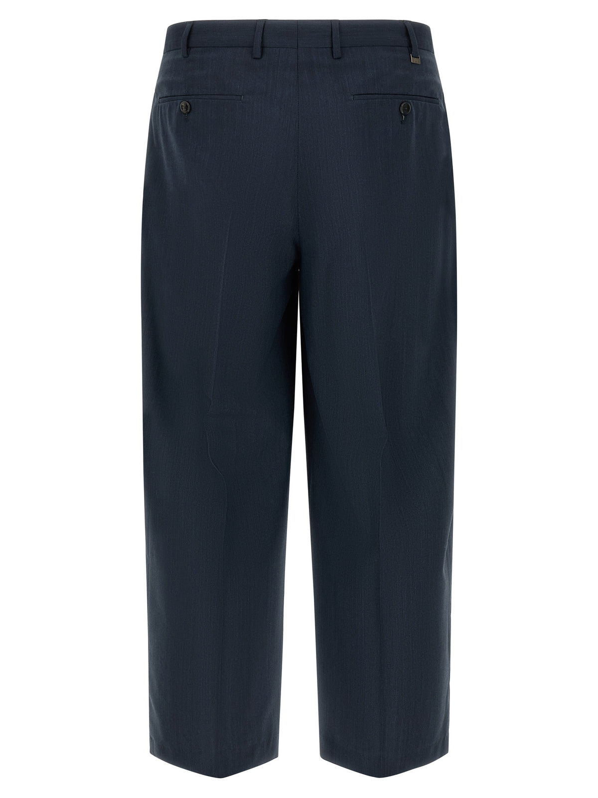 Pantalon de costume PT Torino en laine vierge bleu