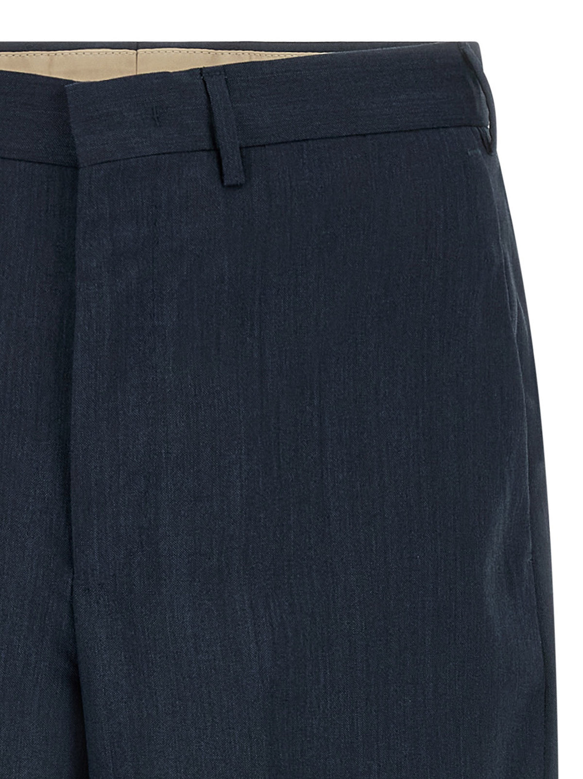 Pantalon de costume PT Torino en laine vierge bleu