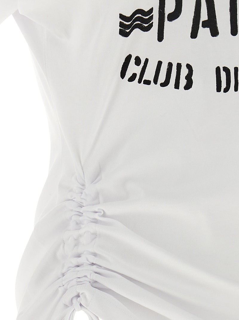 T-shirt Balmain bicolore en coton