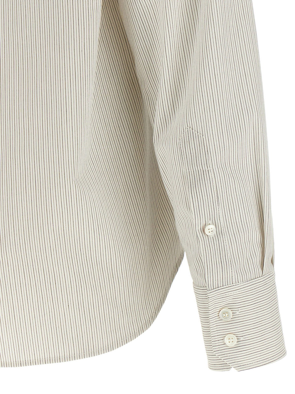 MM6 Maison Margiela Gray Cotton Blouse