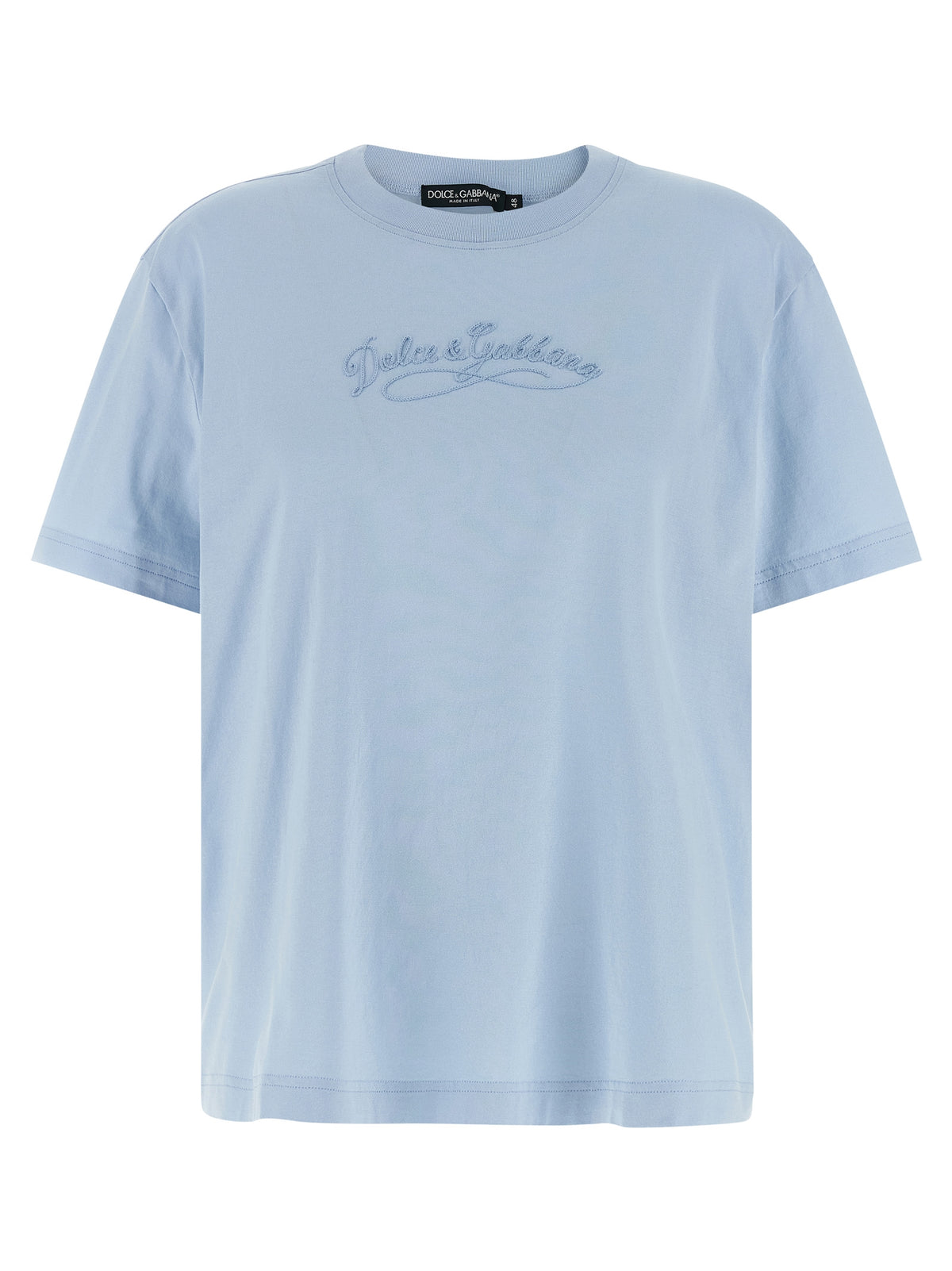 T-shirt en coton bleu de Dolce &amp; Gabbana