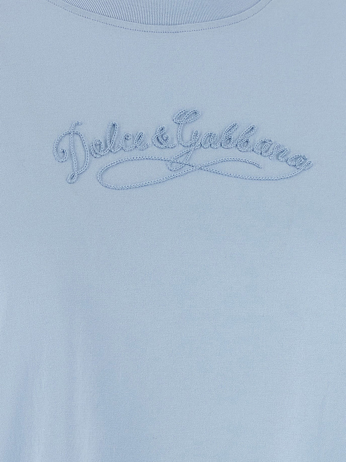 T-shirt en coton bleu de Dolce &amp; Gabbana