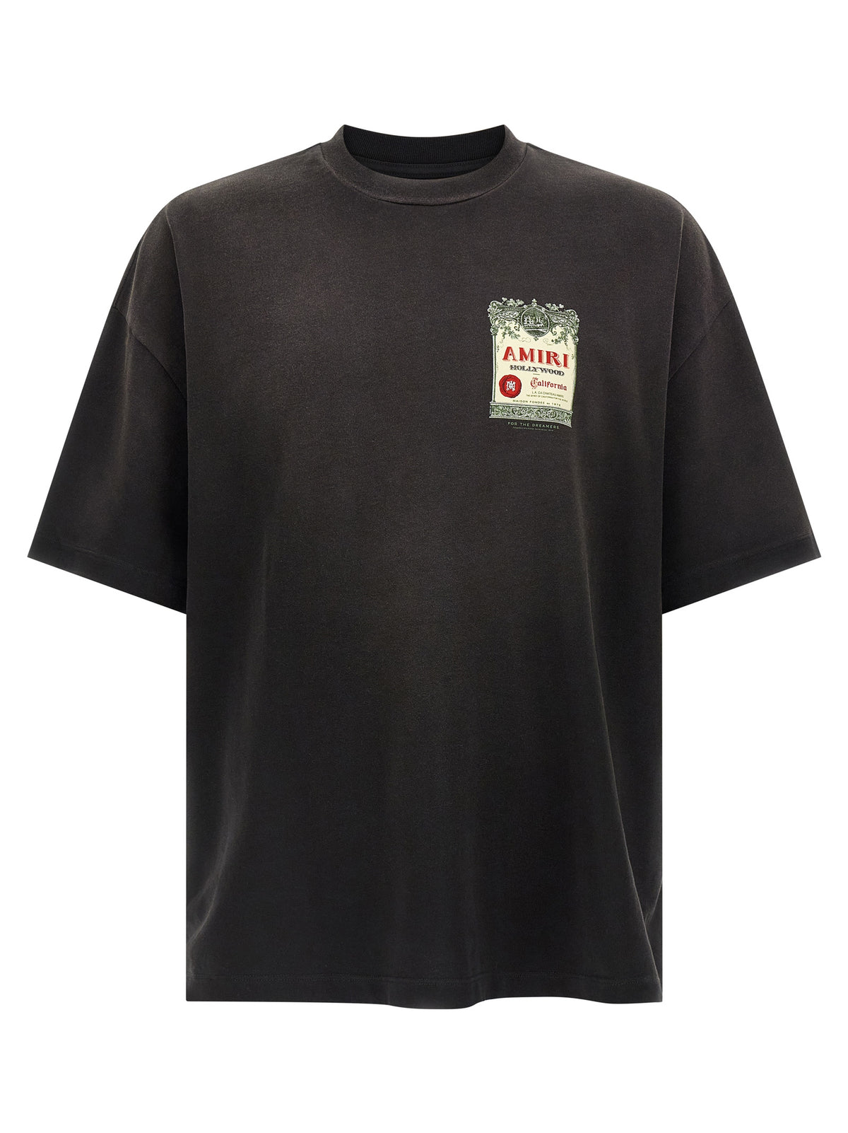 Amiri Black Cotton T-Shirt
