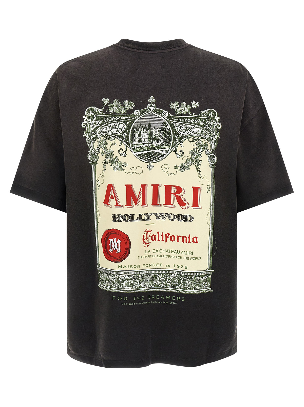Amiri Black Cotton T-Shirt